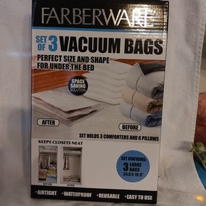 Farberware set of 3 vacuum bags
